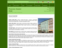 Penzion Hostel Akát ubytování Praha 5-Smíchov