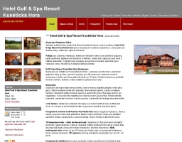 Hotel Golf & Spa Kunětická Hora ubytování Dříteč