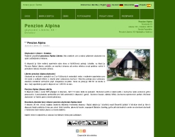 Penzion Alpina ubytování Liberec XX - Ostašov