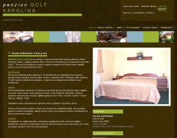 Penzion Golf Karolína ubytování Karlovy Vary