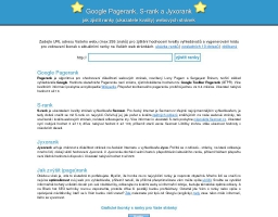 Google Pagerank, S-rank a Jyxorank
