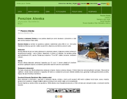 Penzion Alenka ubytování Špindlerův Mlýn