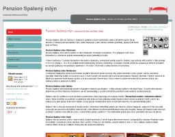 Penzion Selský mlýn ubytování Mníšek pod Brdy