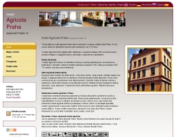 Hotel Agricola Praha ubytování Praha 10