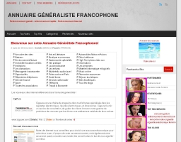Annuaire Généraliste Francophone