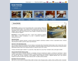 Botel RACEK ubytování Praha 4-Podolí