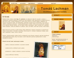 Tomáš Lachman - Osvětlení a ozvučení kostelů