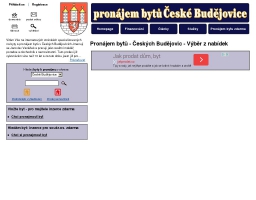 Pronájem bytů české Budějovice