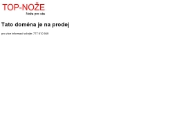 Top nože, nože světových výrobců