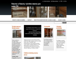 Sauna & sauny - prodej, montáž, výroba