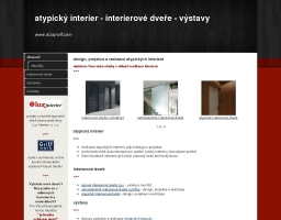 Atypický interier, dveře, výstavy.