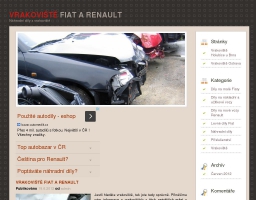 Vrakoviště Fiat, Renault E-shop