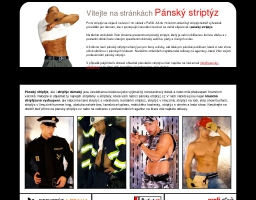 Pánský striptýz, striptér, striptéři