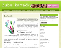 Zubní kartáčky - péče o zuby