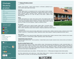 Chalupa Studený pramen ubytování Rosice u Brna