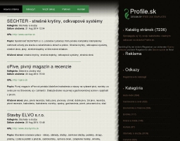 Katalóg stránok  Profile.sk