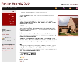 Penzion Holenský Dvůr ubytování Kardašova řečice