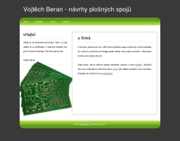 Vojtěch Beran - návrhy plošných spojů