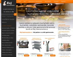 On-line prodej gastro zařízení