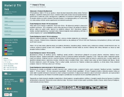 Hotel U Tří lvů ubytování české Budějovice
