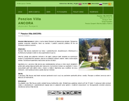 Penzion Villa ANCORA ubytování Šumperk
