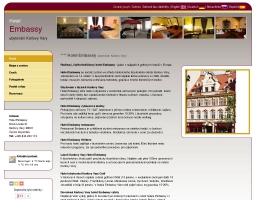 Hotel Embassy ubytování Karlovy Vary