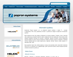Helios green, datové sklady - Popron Systems s.r.o.