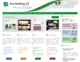 Tvorba www stránek - Pro Holding CZ