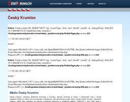 český Krumlov: informace - ubytování, kultura, památky