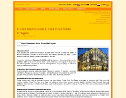 Hotel Mamaison Hotel Riverside Prague ubytování Praha 5