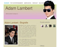 Adam Lambert CZ/SK Fansite