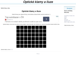Optické klamy a iluze