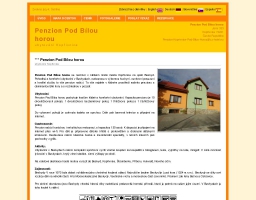 Penzion Pod Bílou horou ubytování Kopřivnice