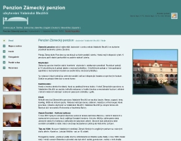 Penzion Zámecký penzion ubytování Valašské Meziříčí