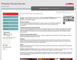Penzion černý Havran ubytování Šumperk