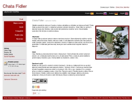 Chata Fidler ubytování Hoška