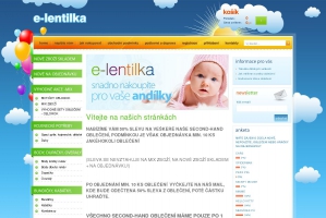 E-lentilka dětský značkový bazar pro děti do 5 let