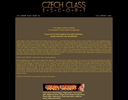 Czech Class Escort