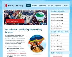 Let balónem