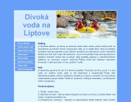 Rafting na Liptove