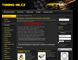 Tuning automobilů– eshop