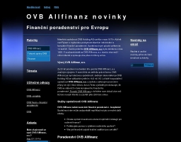 OVB Allfinanz - OVB Allfinanz novinky