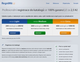 Registrace do katalogů