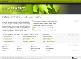 Cryosoft – tvorba www stránek, reklama