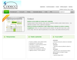 Codecci crm systém pro prodej a péči o zákazníky