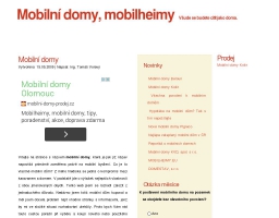 Bazar mobilních domů