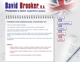 David Brooker - Překladatel a lektor anglického jazyka