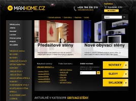 Maxhome.cz - obchod s dřevěným a koženým nábytkem
