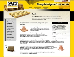 Palety Morava - přepravní palety, euro palety