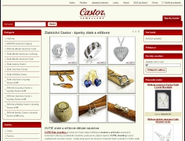 Zlaté a stříbrné šperky Castor